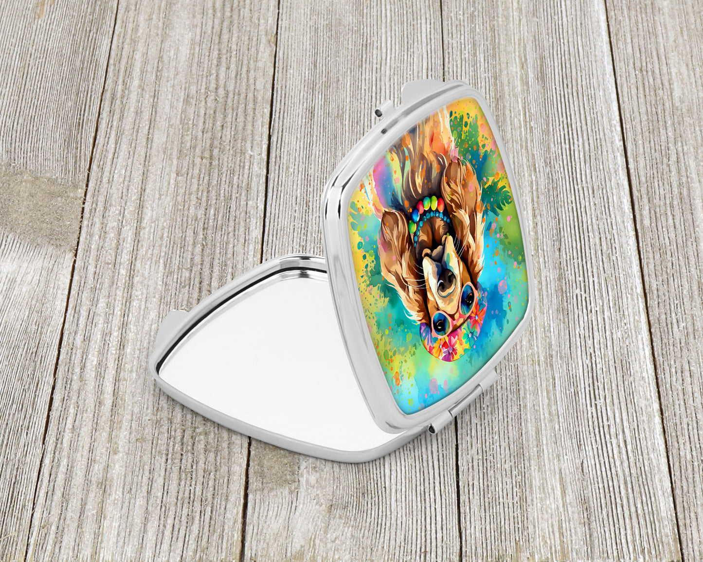 Cocker Spaniel Hippie Dawg Compact Mirror