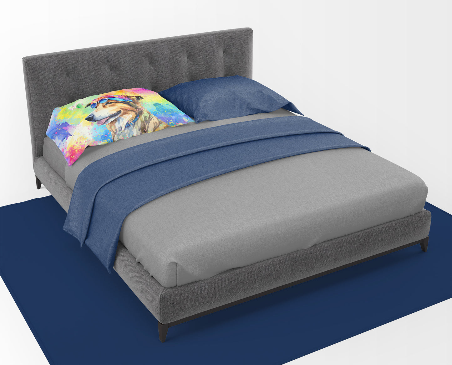 Collie Hippie Dawg Standard Pillowcase