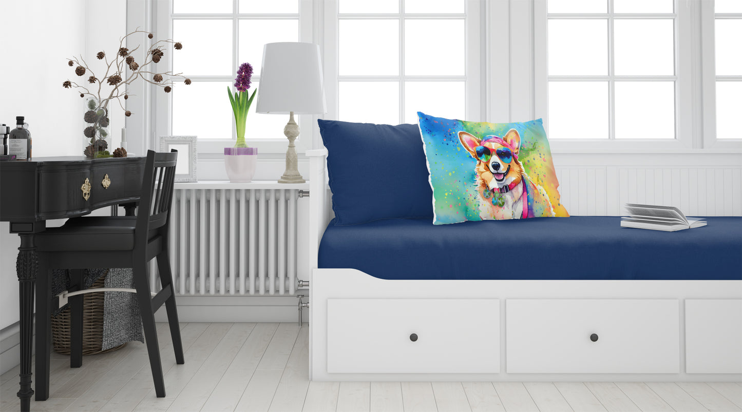 Corgi Hippie Dawg Standard Pillowcase