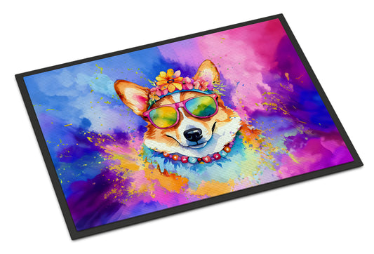 Buy this Corgi Hippie Dawg Doormat