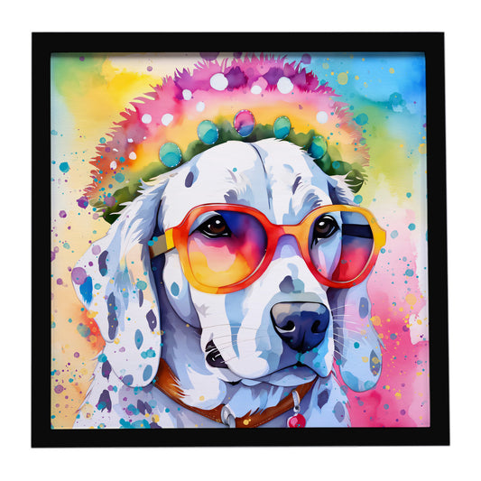 Buy this Dalmatian Hippie Dawg Framed Metal Print