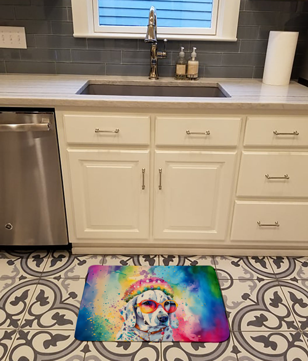 Dalmatian Hippie Dawg Memory Foam Kitchen Mat