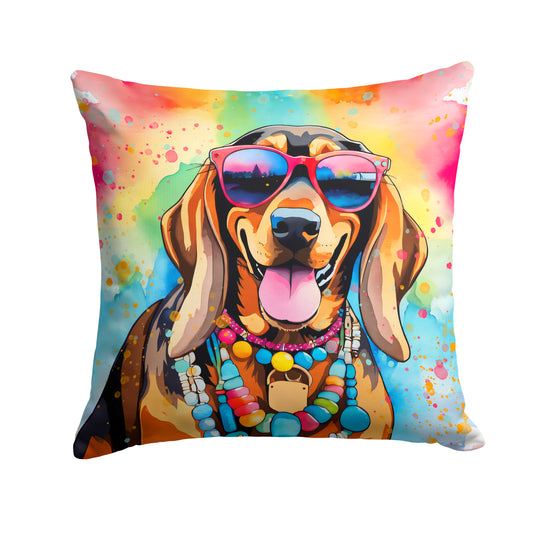 Buy this Doberman Pinscher Hippie Dawg Throw Pillow