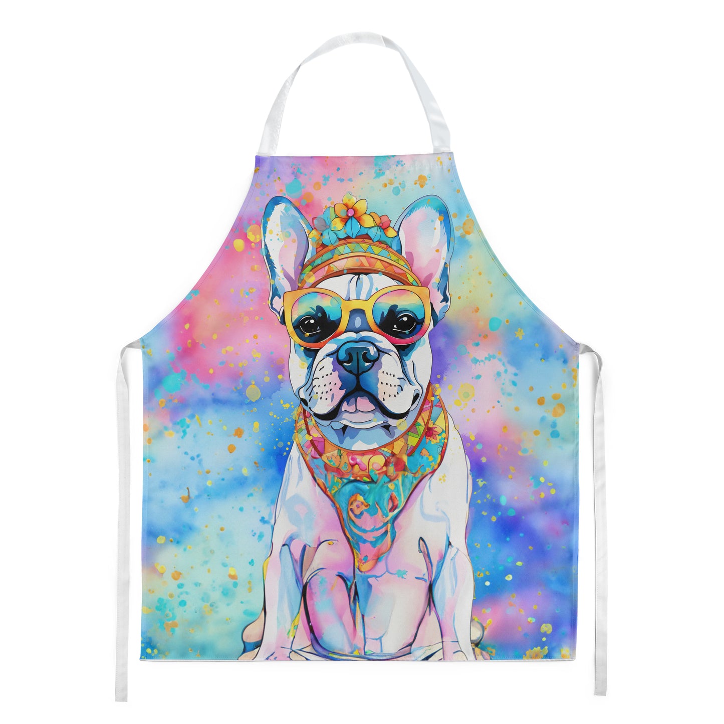 Buy this French Bulldog Hippie Dawg Apron