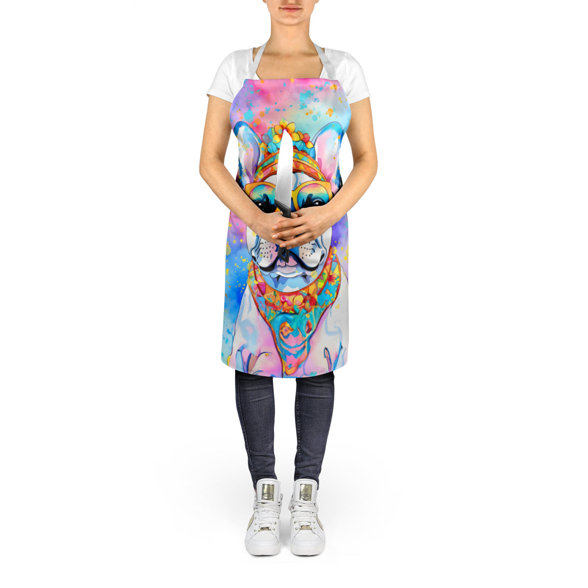 French Bulldog Hippie Dawg Apron