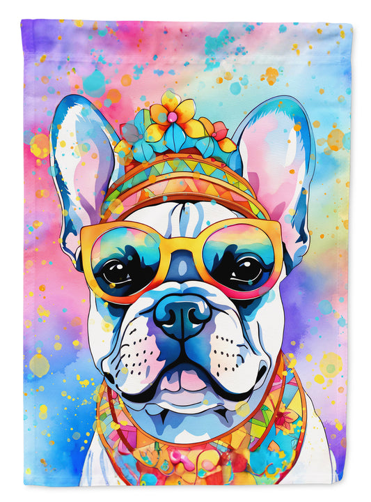 Buy this French Bulldog Hippie Dawg House Flag