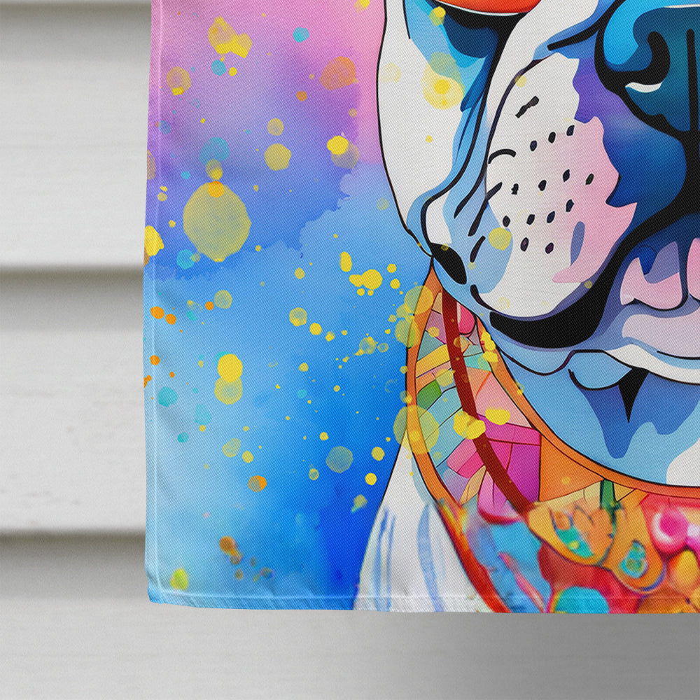 French Bulldog Hippie Dawg House Flag