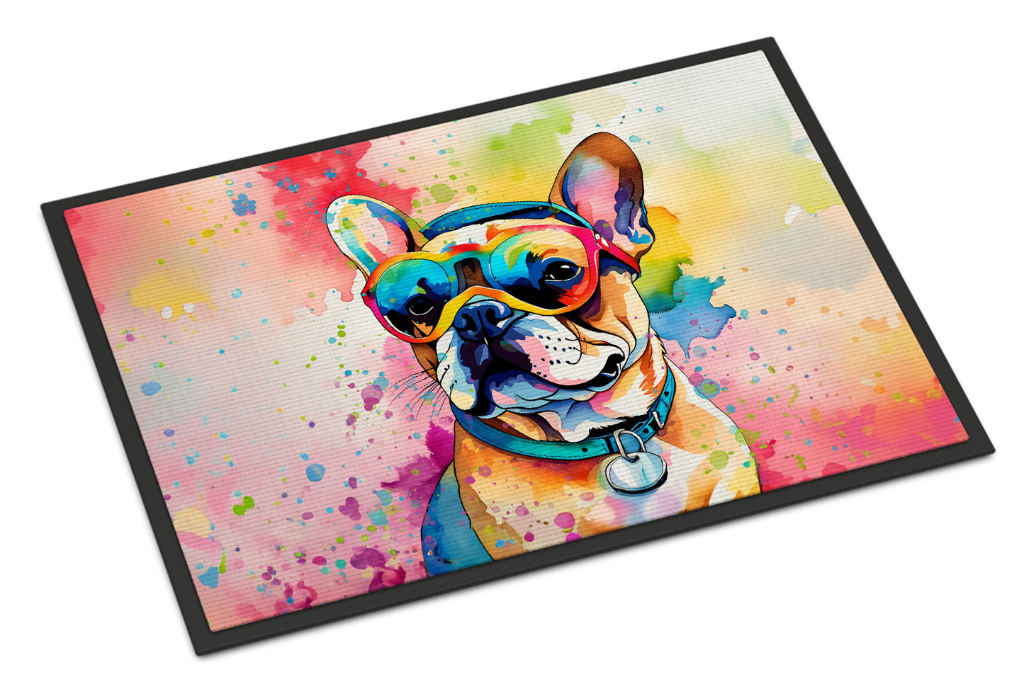 Buy this French Bulldog Hippie Dawg Doormat