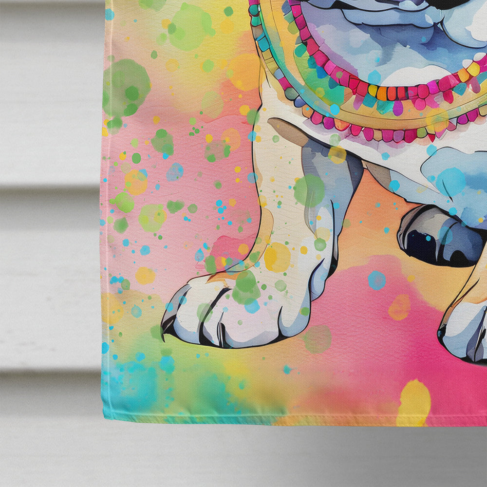 French Bulldog Hippie Dawg House Flag