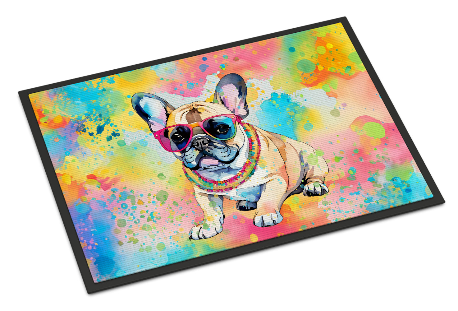 Buy this French Bulldog Hippie Dawg Doormat