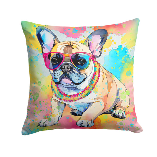 Buy this French Bulldog Hippie Dawg Throw Pillow