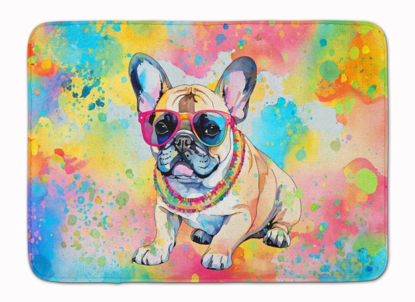 Buy this French Bulldog Hippie Dawg Memory Foam Kitchen Mat