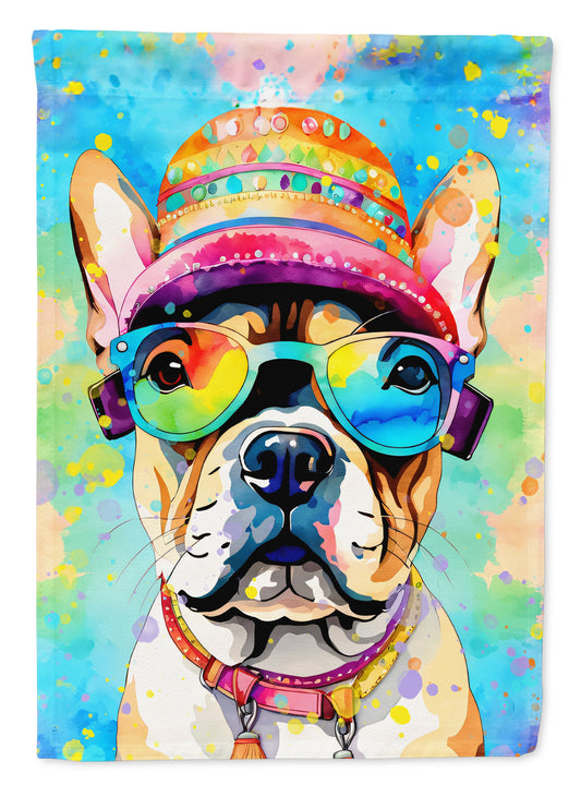 Buy this French Bulldog Hippie Dawg House Flag