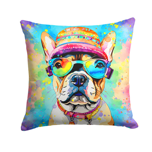 Buy this French Bulldog Hippie Dawg Throw Pillow