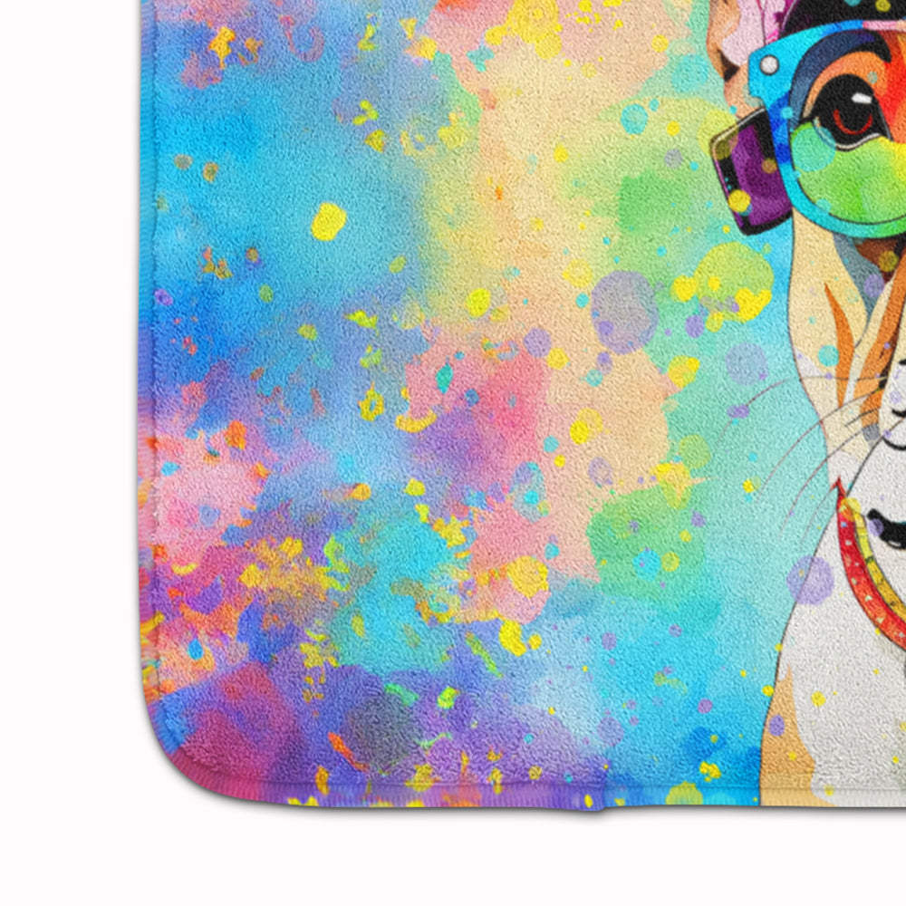 French Bulldog Hippie Dawg Memory Foam Kitchen Mat