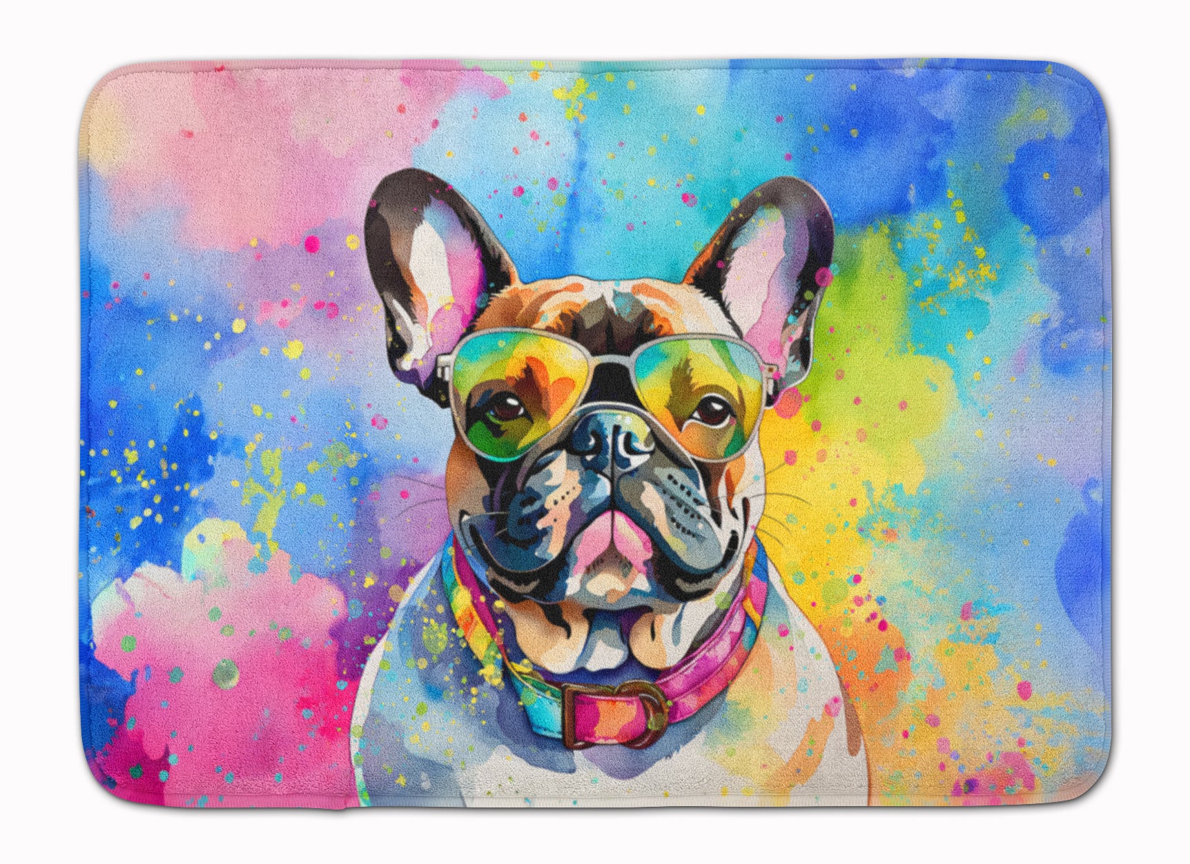 Buy this French Bulldog Hippie Dawg Memory Foam Kitchen Mat