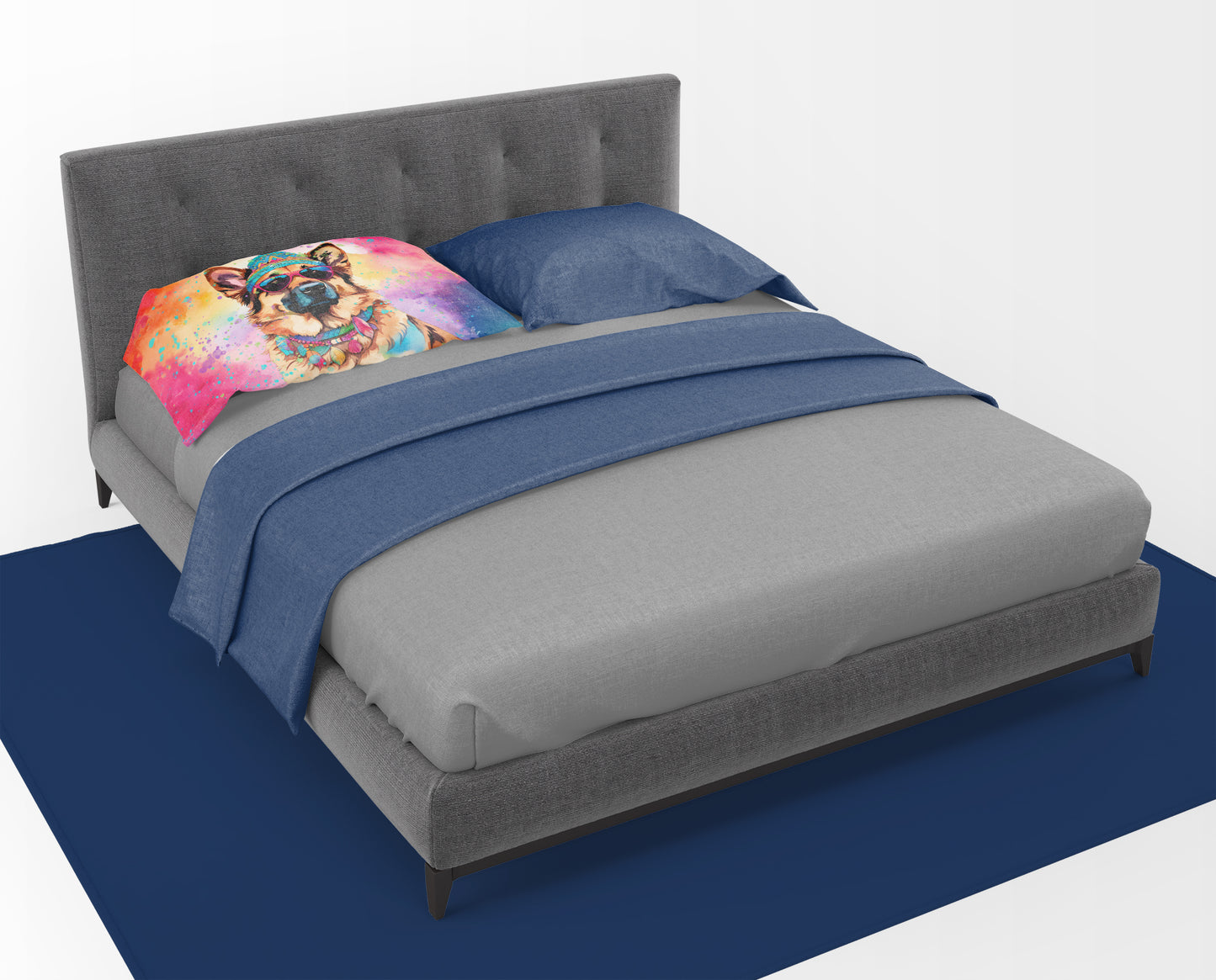 German Shepherd Hippie Dawg Standard Pillowcase