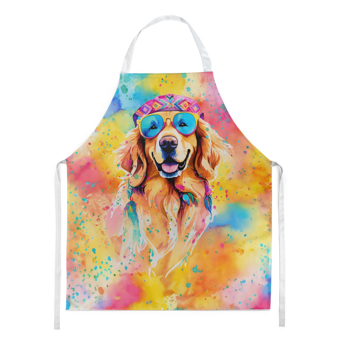 Buy this Golden Retriever Hippie Dawg Apron