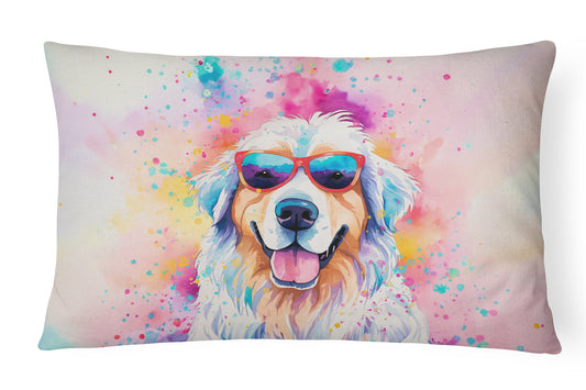 Buy this Great Pyrenees Hippie Dawg Throw Pillow