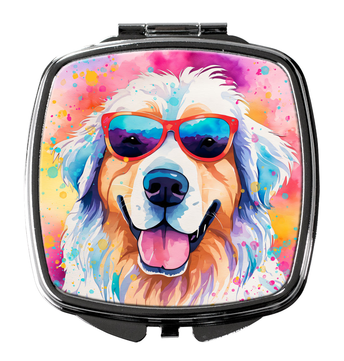 Buy this Great Pyrenees Hippie Dawg Compact Mirror