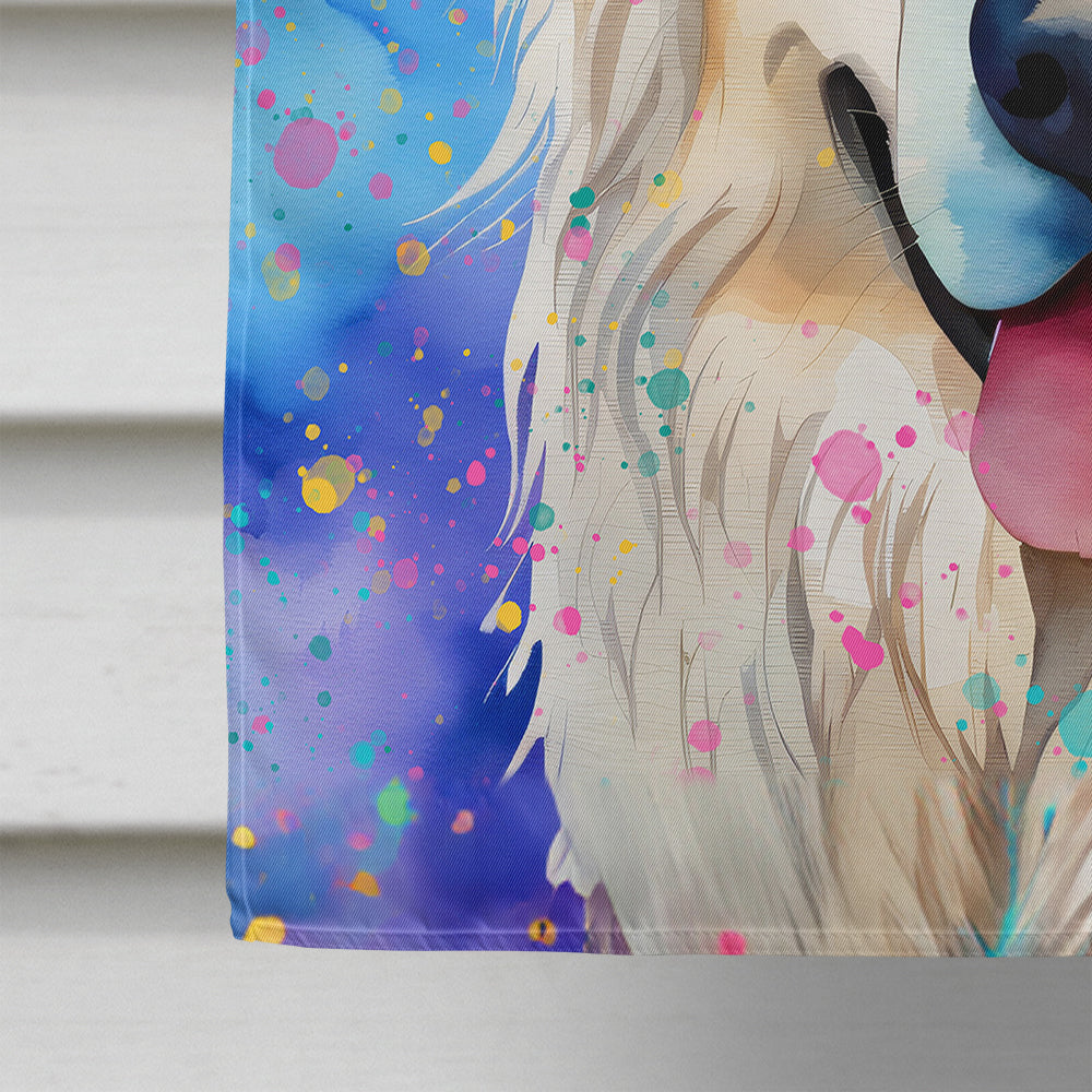 Great Pyrenees Hippie Dawg House Flag