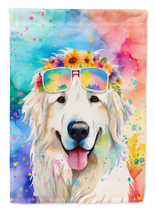 Buy this Great Pyrenees Hippie Dawg Garden Flag