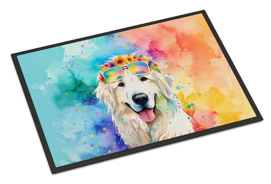 Buy this Great Pyrenees Hippie Dawg Doormat