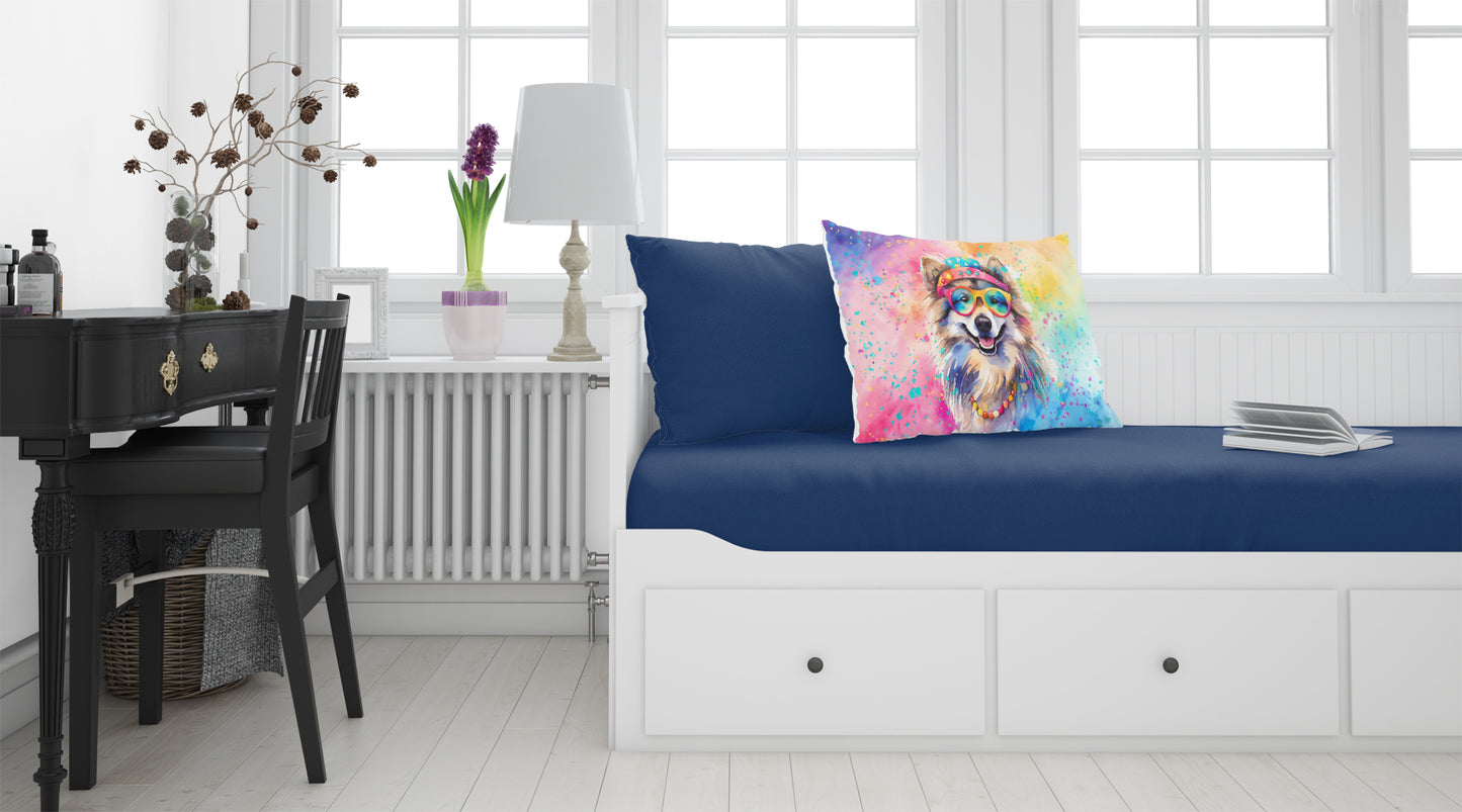 Keeshond Hippie Dawg Standard Pillowcase