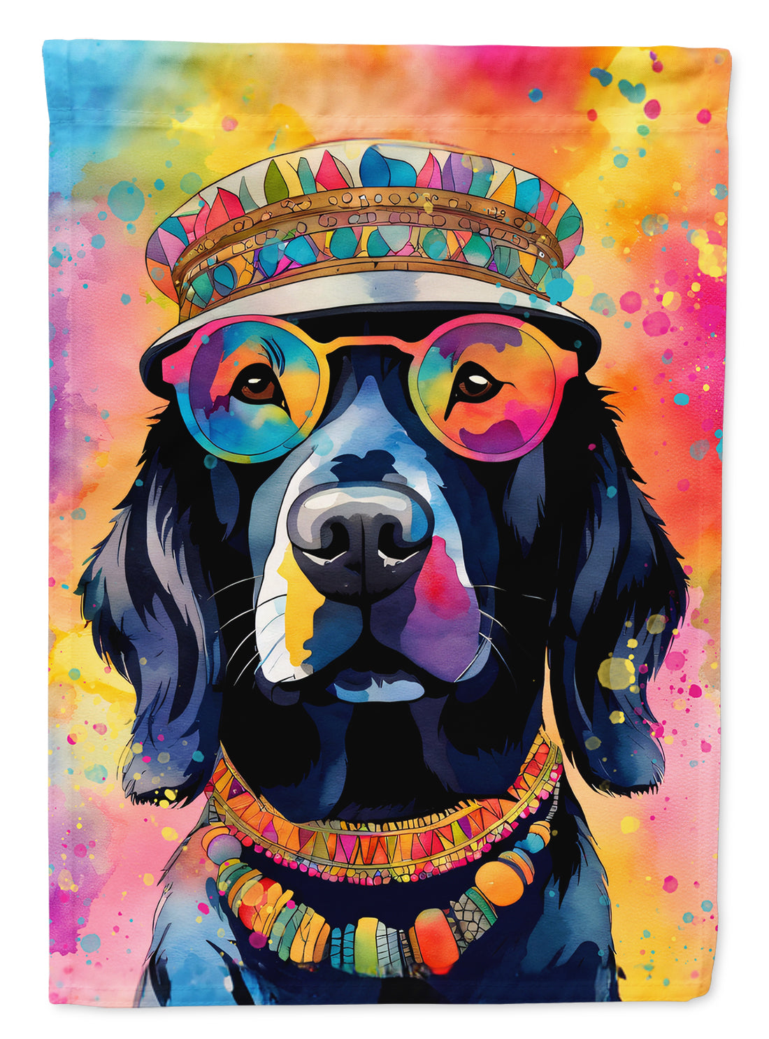Buy this Black Labrador Hippie Dawg House Flag
