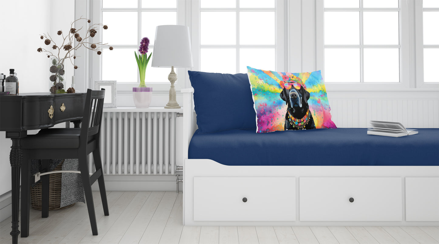 Black Labrador Hippie Dawg Standard Pillowcase