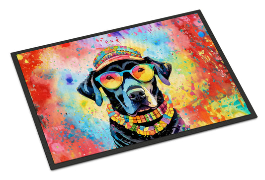 Buy this Black Labrador Hippie Dawg Doormat