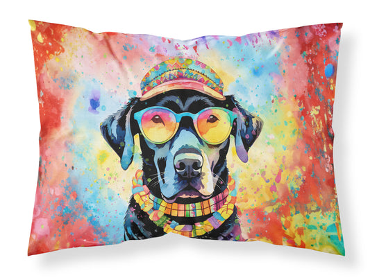 Buy this Black Labrador Hippie Dawg Standard Pillowcase