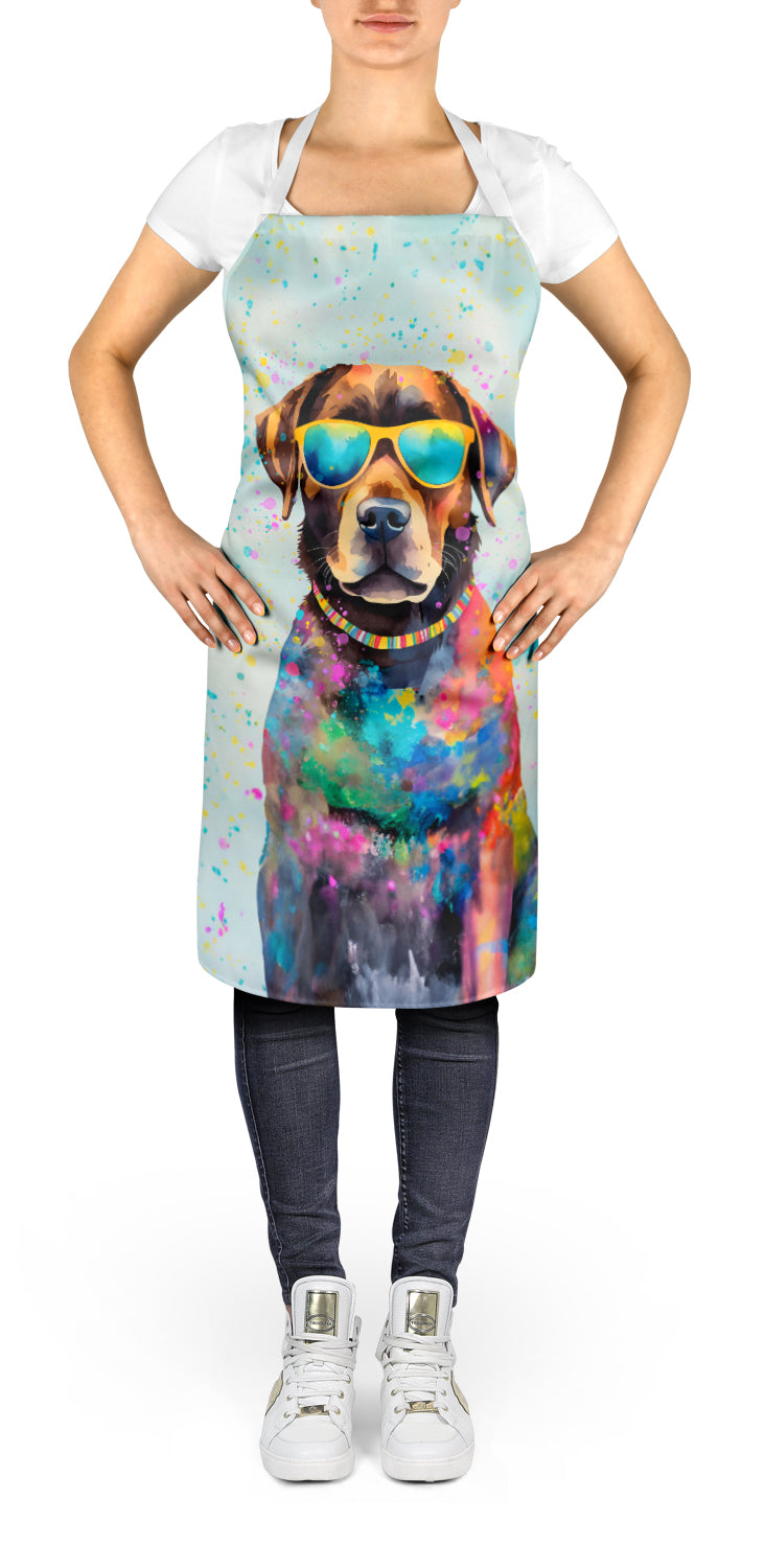 Chocolate Labrador Hippie Dawg Apron