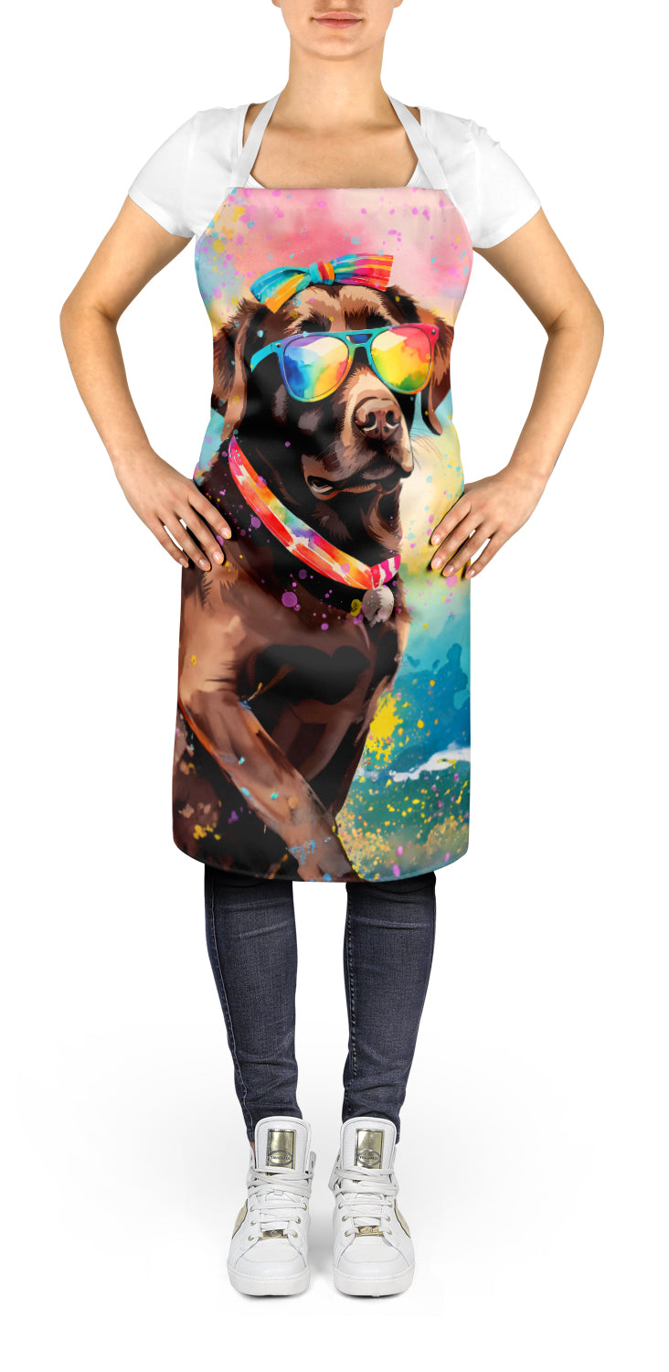 Chocolate Labrador Hippie Dawg Apron