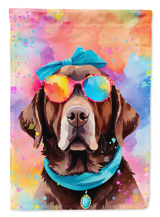 Buy this Chocolate Labrador Hippie Dawg House Flag