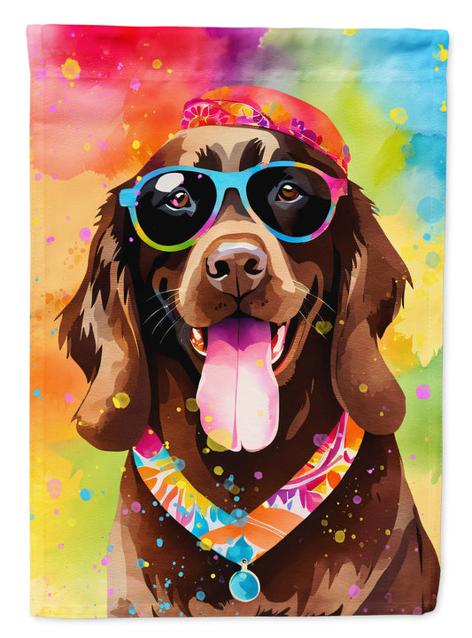 Buy this Chocolate Labrador Hippie Dawg Garden Flag