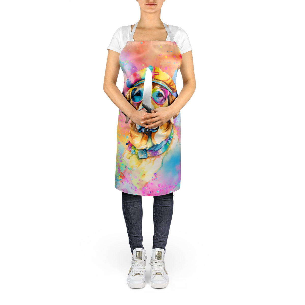 Yellow Labrador Hippie Dawg Apron