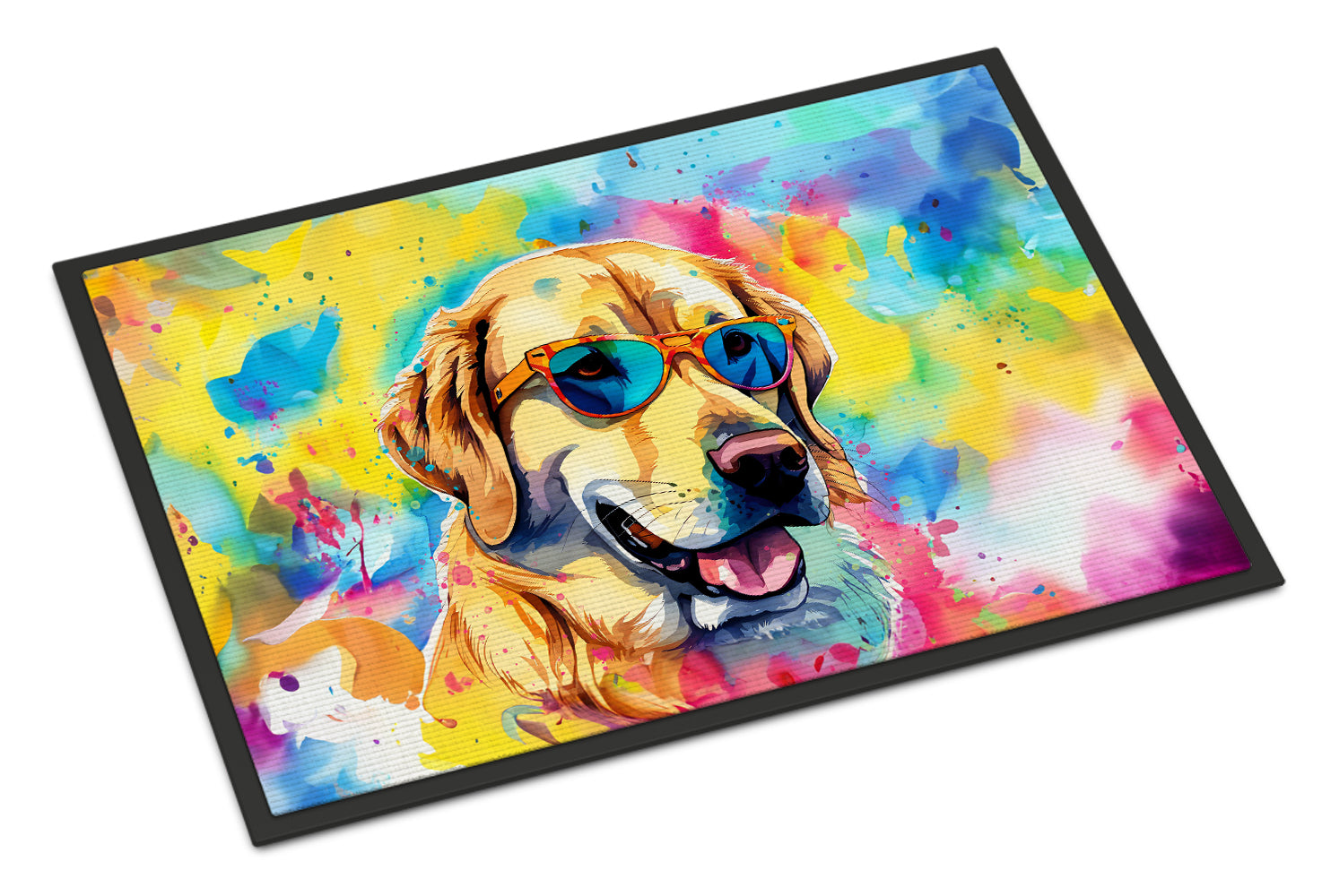 Buy this Yellow Labrador Hippie Dawg Doormat