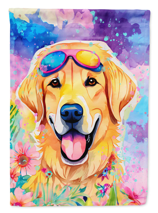 Buy this Yellow Labrador Hippie Dawg House Flag