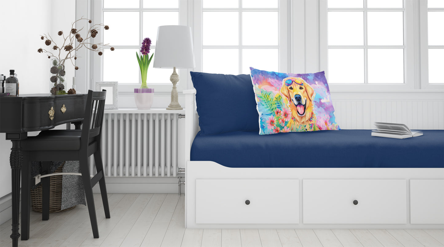 Yellow Labrador Hippie Dawg Standard Pillowcase