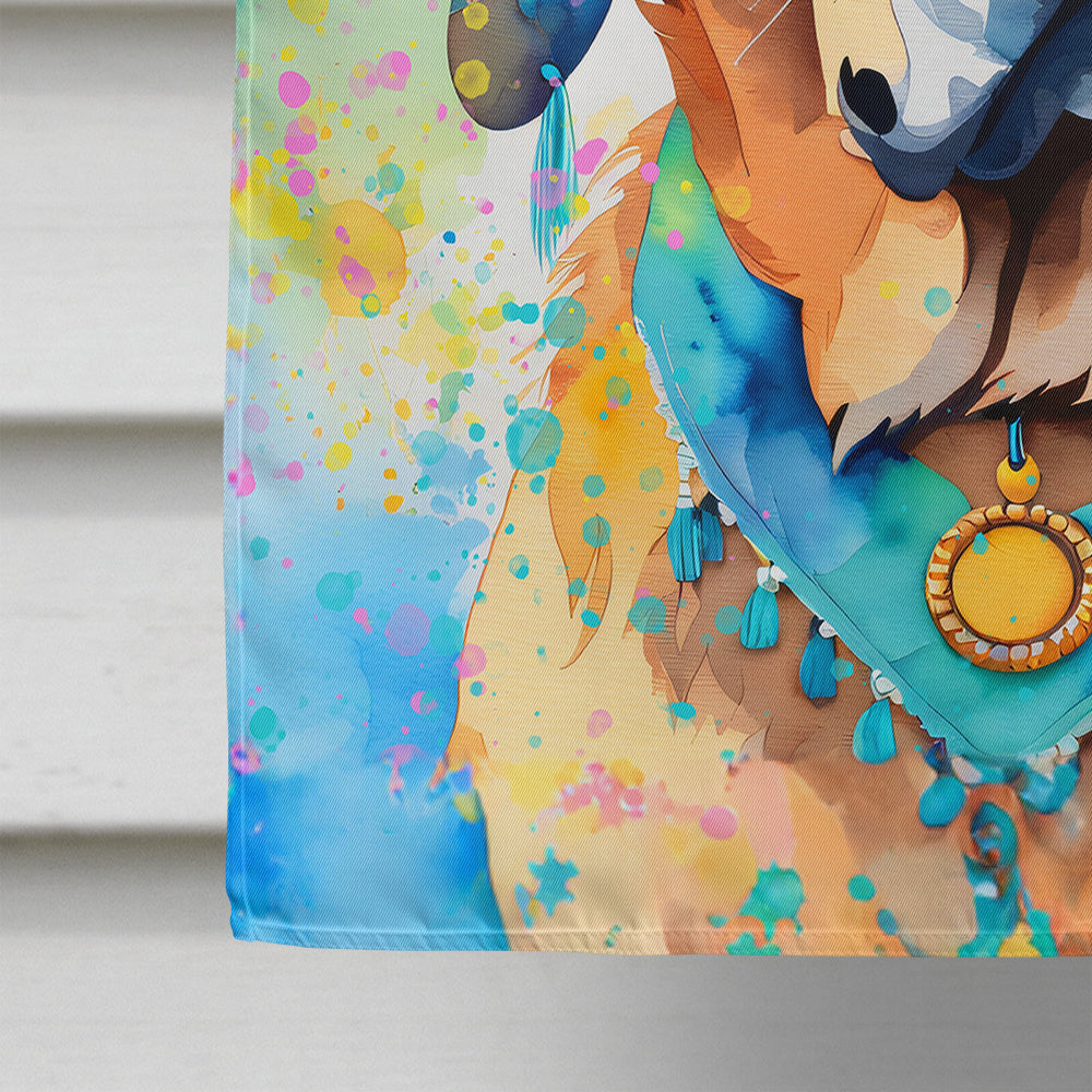 Mastiff Hippie Dawg House Flag