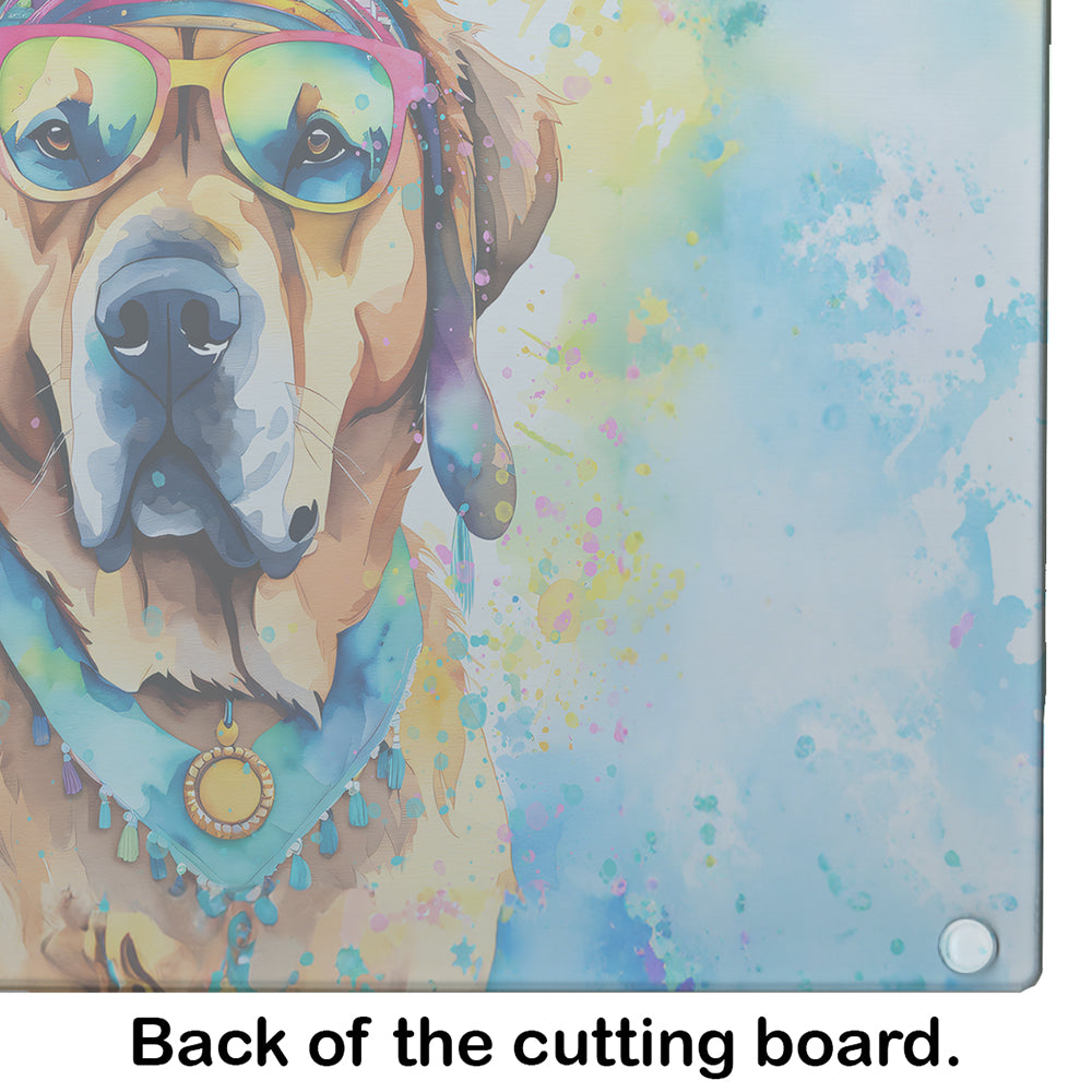 Mastiff Hippie Dawg Glass Cutting Board