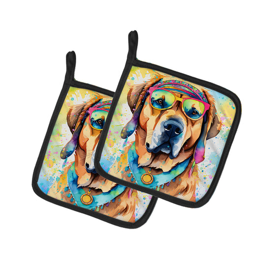 Buy this Mastiff Hippie Dawg Pair of Pot Holders