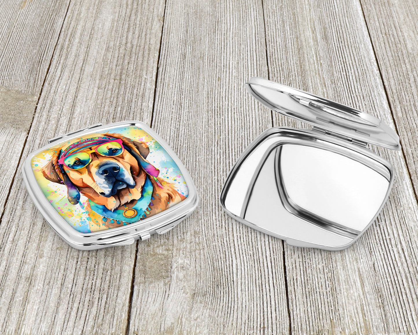 Mastiff Hippie Dawg Compact Mirror