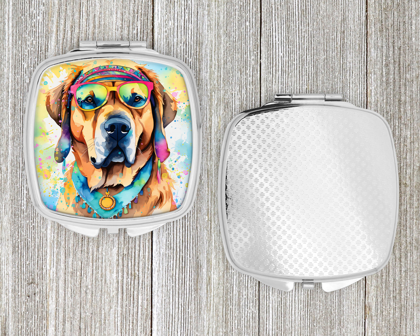 Mastiff Hippie Dawg Compact Mirror