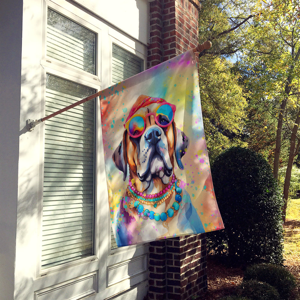 Mastiff Hippie Dawg House Flag