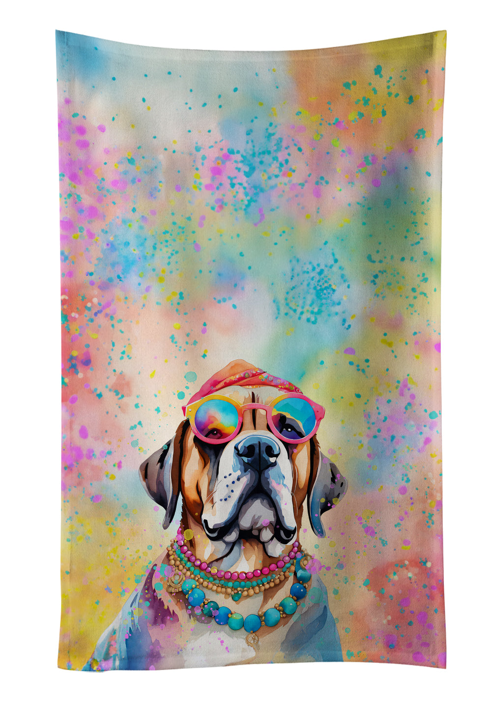 Buy this Mastiff Hippie Dawg Kitchen Towel