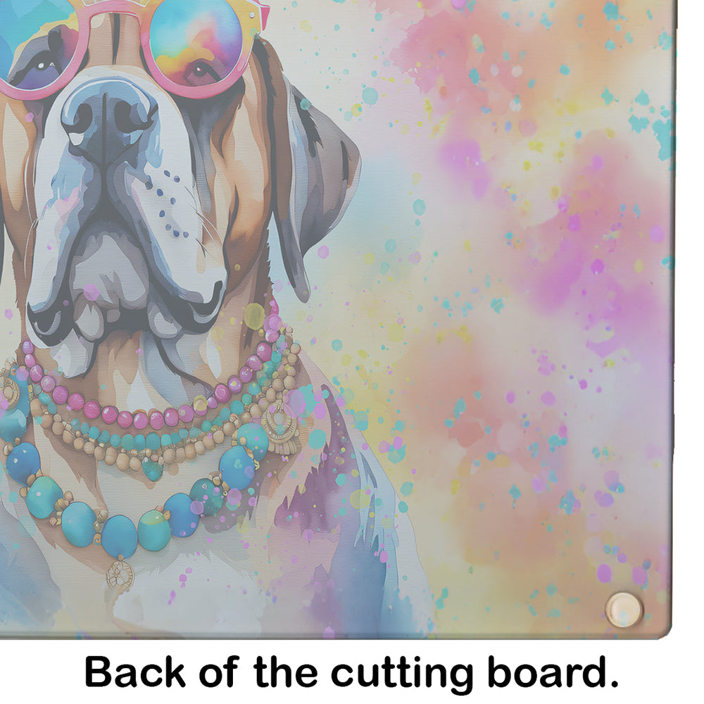 Mastiff Hippie Dawg Glass Cutting Board