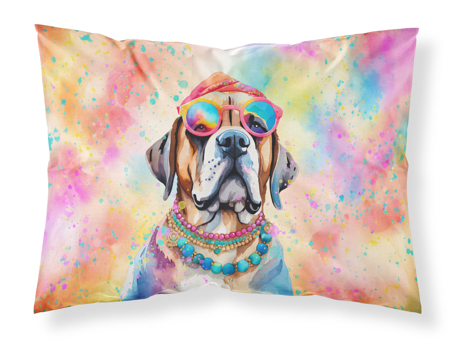 Buy this Mastiff Hippie Dawg Standard Pillowcase