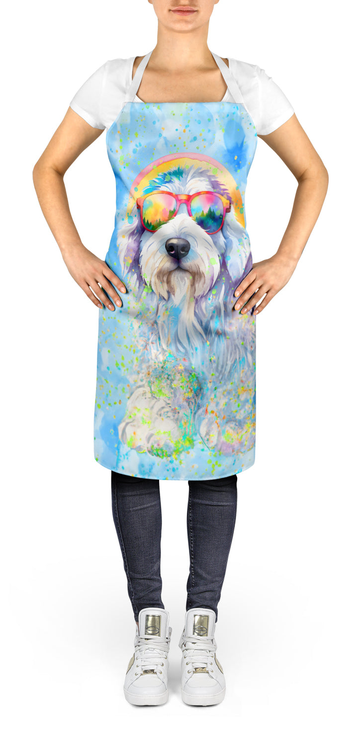 Old English Sheepdog Hippie Dawg Apron